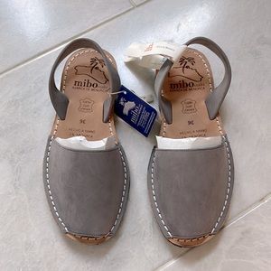 Mibo Spanish sandals from Spain. European size 36 Gris (USA size 6-6.5)